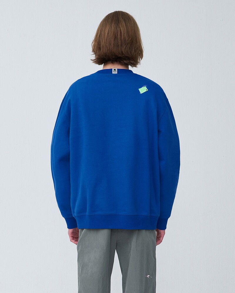 ADER ERROR아더에러]Rangers sweatshirt Z-Blue